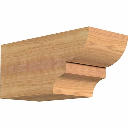Ekena Millwork Ridgewood Smooth Rafter Tail, Western Red Cedar, 5 1/2"W x 6"H x 12"L RFT06X06X12RID00SWR